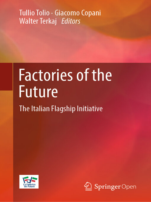 Title details for Factories of the Future by Tullio Tolio - Available